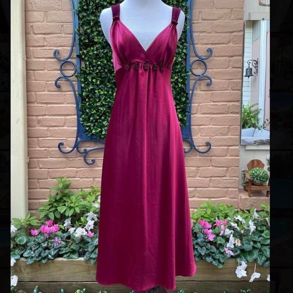 Valentino Pink Label Merlot dress